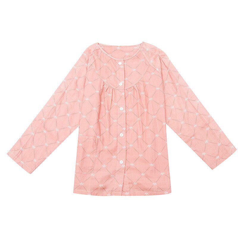 春夏病号服女棉纱肩膀带扣子衣服手腕受伤专用衣服魔术贴护理衣薄