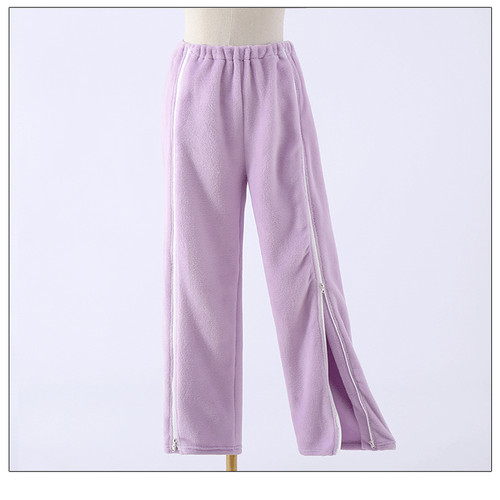 骨折专用裤子女秋冬季膝盖保暖裤