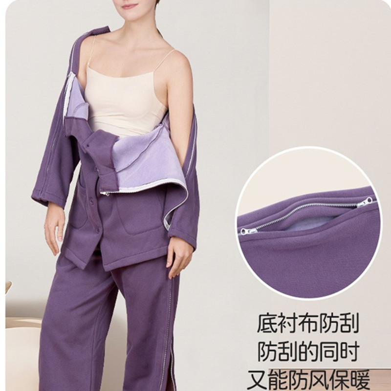 加厚保暖袖子有拉链女冬季透析