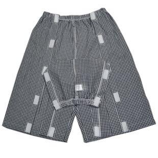 夏季大腿开刀护理裤女纯棉两边开口 膝盖受伤裤男腿伤短裤住院裤