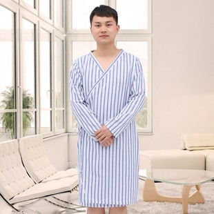 纯棉病号服男女病人住院检查服易穿脱孕妇护理服医院患者病人睡袍