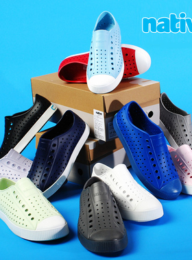 新品 Native Jefferson 潮品洞洞鞋 男女鞋休闲沙滩鞋凉鞋