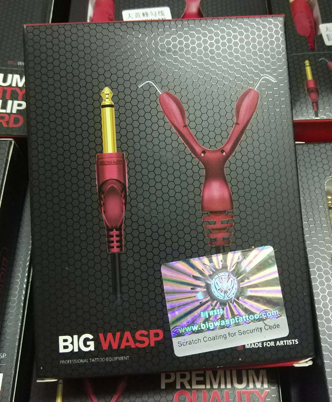 大连卡文纹身器材品质保证优质线芯大张力BIG WASP大黄蜂挂钩勾线