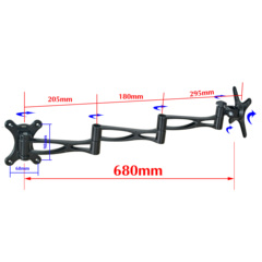 14-32寸长臂液晶显示器支架/LCD/LED/显示屏/监控器电视支架挂架