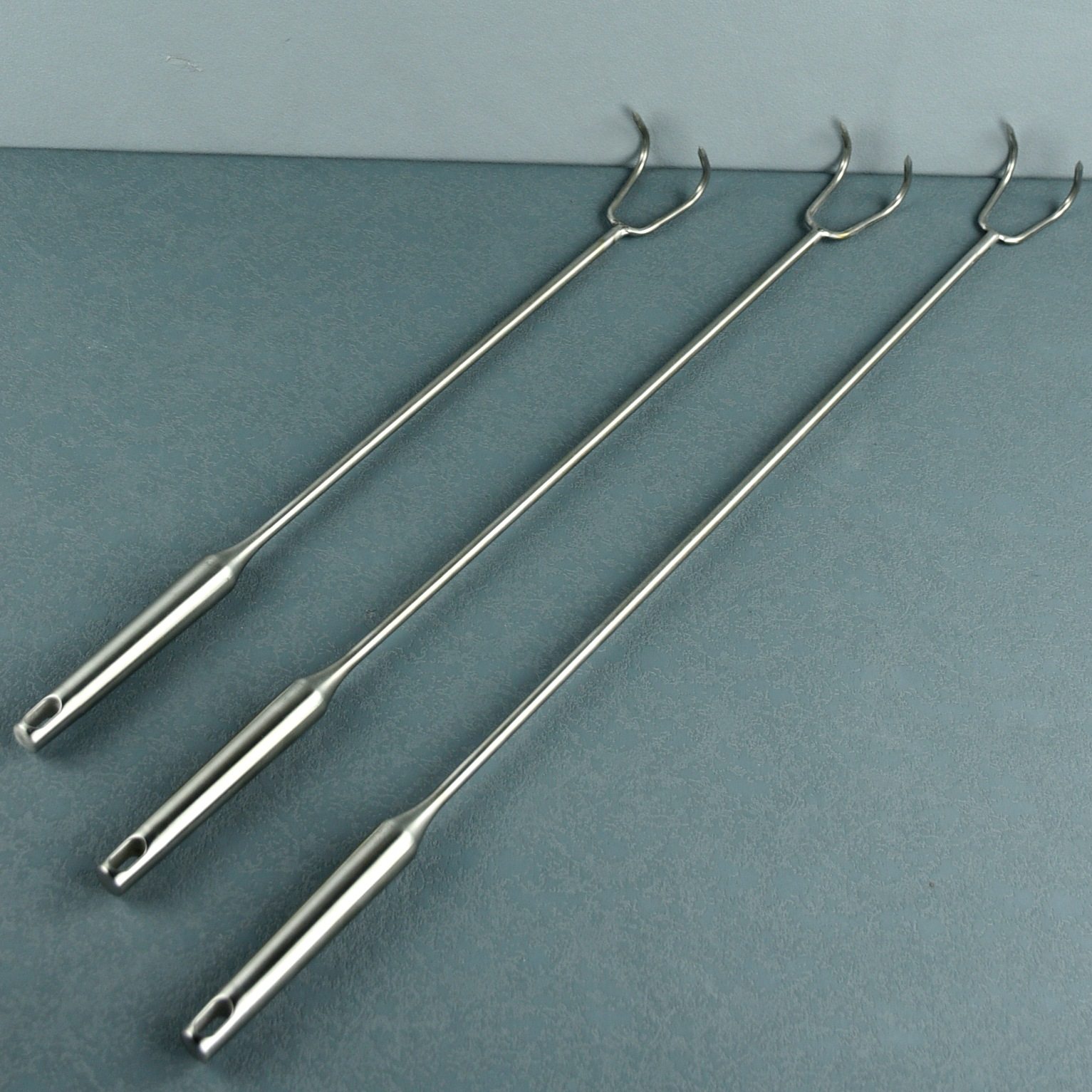 不锈钢烤叉烧腊钩卤肉钩抓肉钩商用长柄猪肉捞肉钩厨房捞熟食钩子