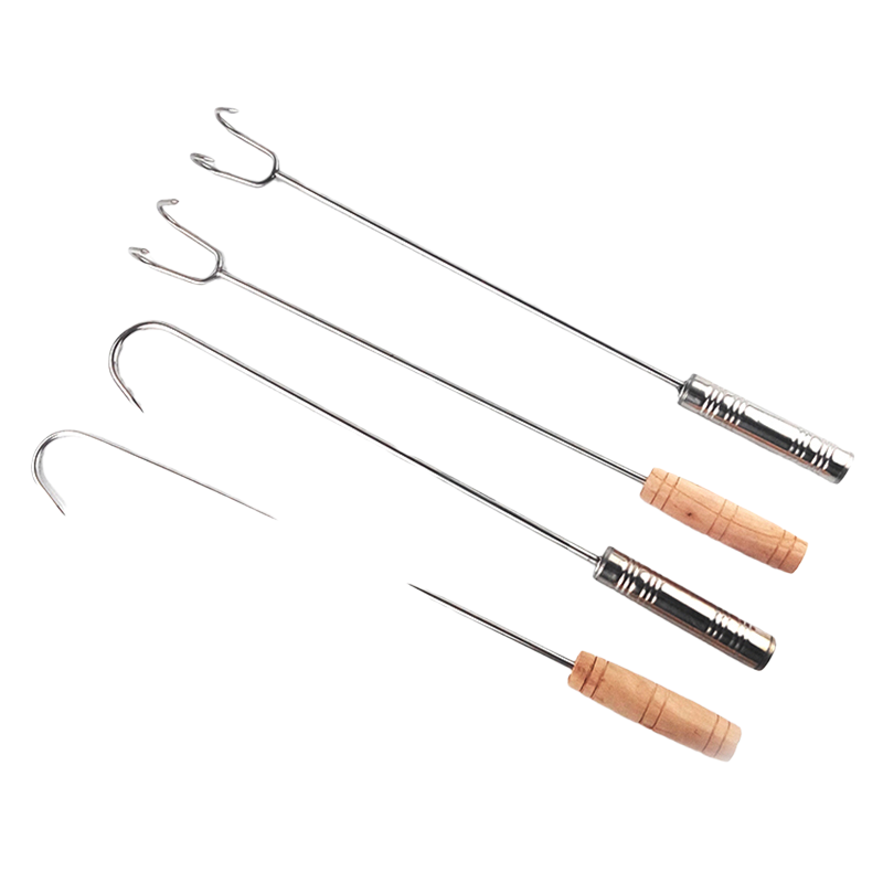 不锈钢烤叉分类钩加粗长柄肉钩子单双汤勾捞卤味长钩手抓钩带挂钩,厨房/烹饪用具,烧烤夹/叉/铲/针,淘宝优惠券,粉丝福利购,淘宝优惠卷