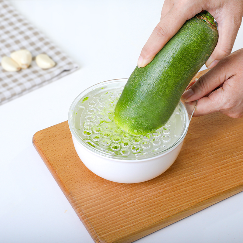 日本进口研磨器多功能磨泥器蒜泥工具姜蒜搓泥板大碗磨蒜器