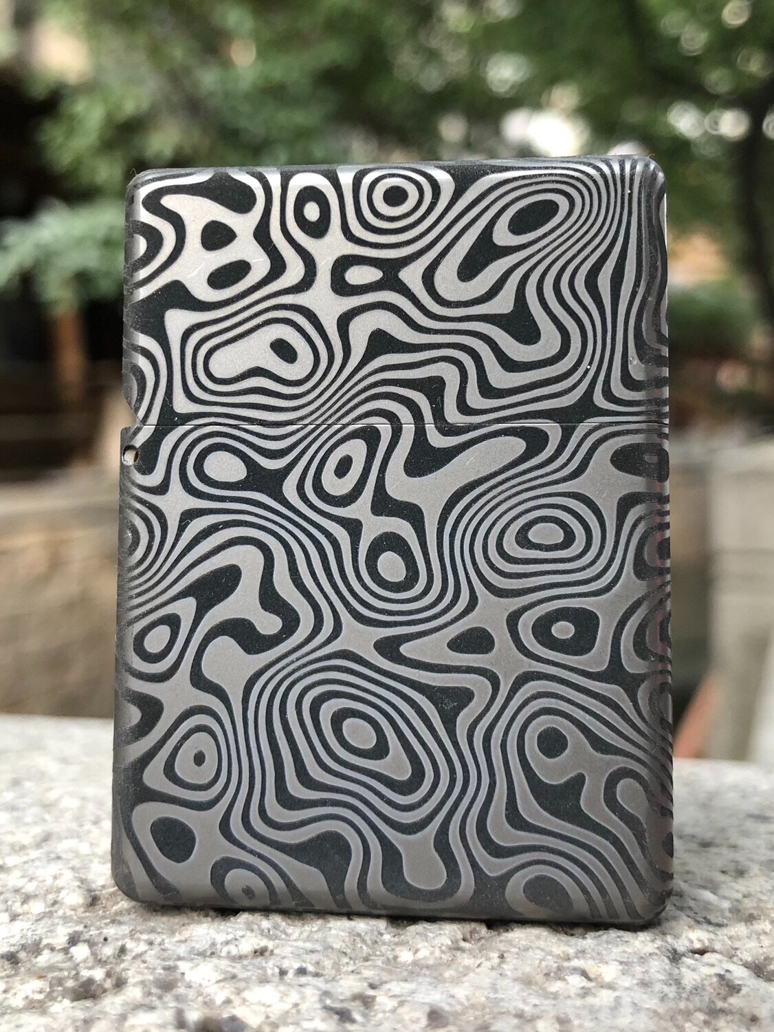 TC4纯钛打火机激光雕刻个性定制