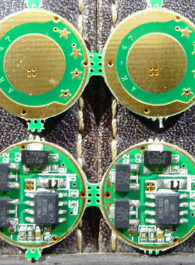 LED手电筒电路板 可自设档位 带双保护7135x3五档恒流调光驱动板