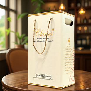 樱秦B656 加厚冰酒纸箱包装盒六6支装375/500ml水果酒礼盒 可定制