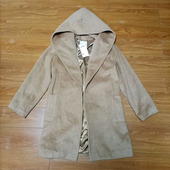 男士 韩版 风衣羊毛大衣1 连帽柔软舒适修身 小码 中性款 无扣松腰带款