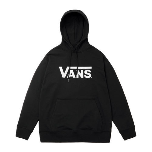 vans运动休闲黑白连帽套头衫