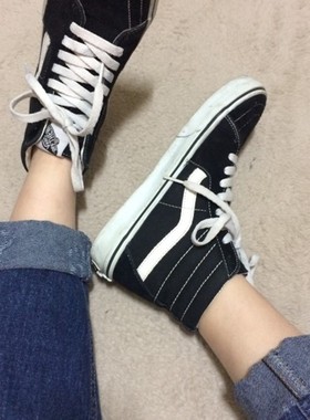 Vans范斯 ComfyCush SK8-HI 经典超轻款高帮男女板鞋 VN0A3WMBVNE