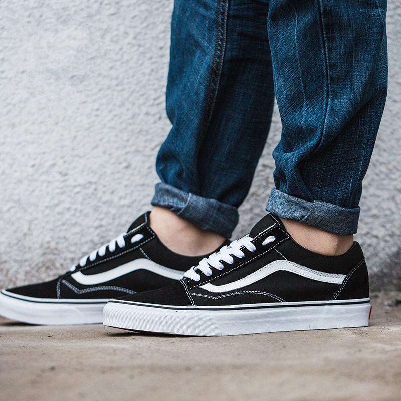 范斯VANS Old Skool 黑白经典低帮情侣休闲帆布滑板鞋VN000D3HY28 运动鞋new 板鞋 原图主图