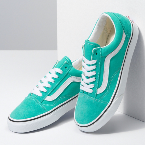 VANS范斯OldSkool湖蓝绿男女板鞋