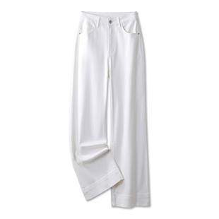 新款 阿月大码 休闲裤 女2026春夏装 女200斤加肥 弹力显瘦阔腿牛仔裤