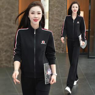 春秋10182278休闲运动两件女宽广气套场舞专属松透舒适跳舞套装女
