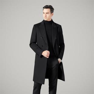 C中年爸爸外套免烫男西装 领19033 大毛 羊毛衣商务装 冬西高档男士