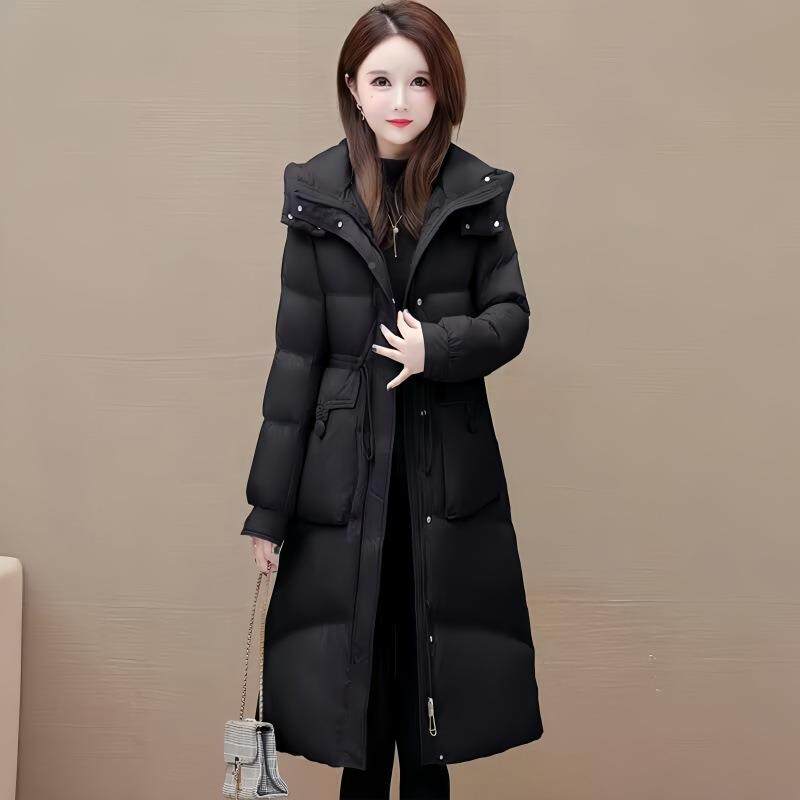 官腰方正品季新款羽99-822绒服女中长款收白冬鸭绒加厚修身显瘦外