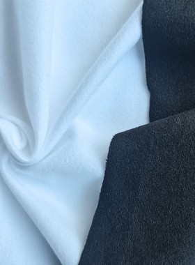 涤纶绒布高F口袋布 丝光绒 运动服装面料里料 经编拉绒仿棉绒柔软