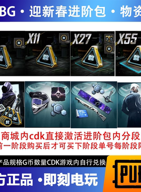 PUBG绝地求生虚空使者进阶包兑换券G币包CDK兑换码