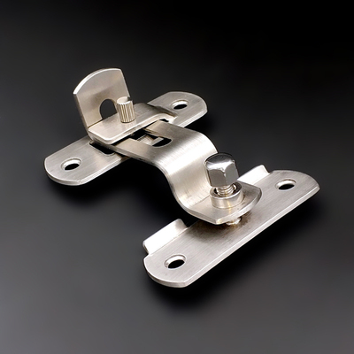 长田可调不锈钢防盗安全扣高低门铝塑门窗插销锁金属防挑锁扣门栓