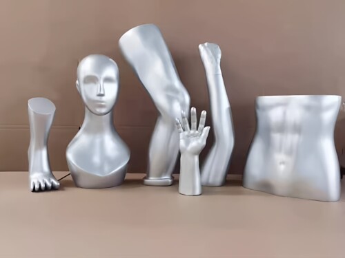 半身腿模护膝展示医疗器械展示道具橱窗展示脚模手摸人体部位厂家