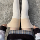加绒肤色过膝袜秋冬季 黑色大腿袜套女加厚保暖超长版 防滑长筒袜子