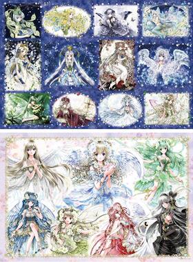 现货 yanoman日本拼图1000片7色天使 宝石精灵