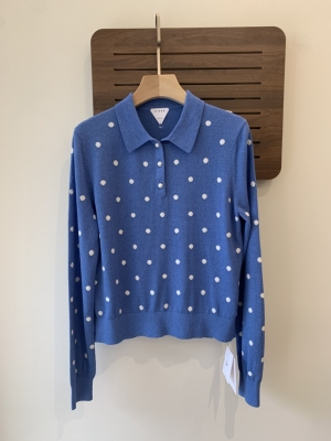 匠心JCLP高品桑蚕丝POLO领女士套头衫