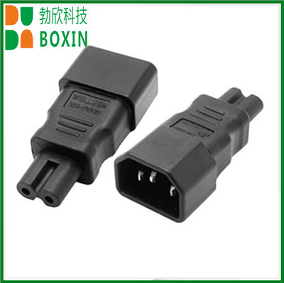 品字插头转八字插座 C14转C7 液晶电视电源适配器 WA-0003