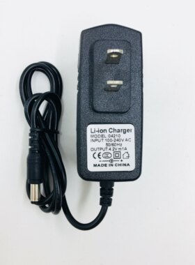 3.7v4.2V聚合物头灯矿灯充电器强光手电筒锂电池充电器18650家用