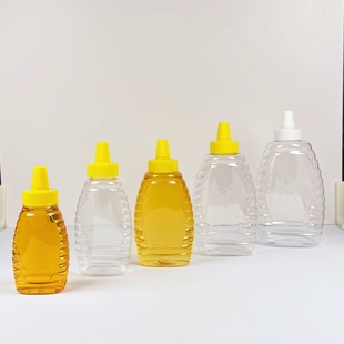 厂家供应250g380g500g750g1000g塑料蜂蜜瓶尖嘴蜂蜜瓶挤压瓶防漏