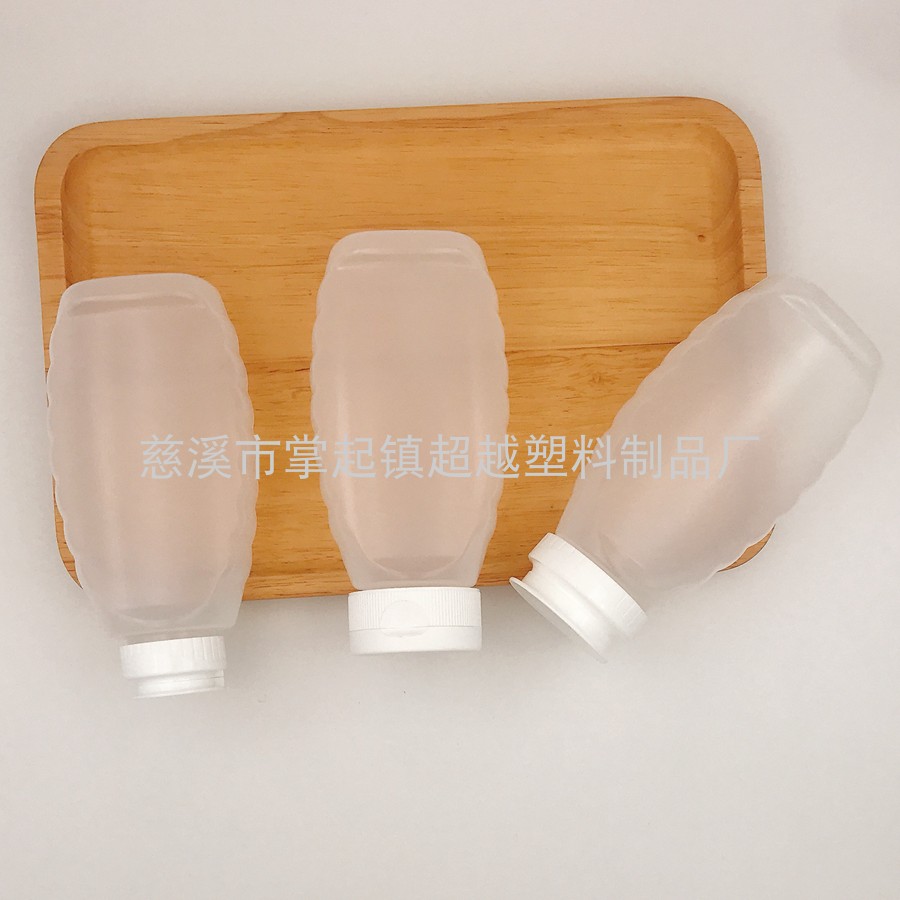 360mlPE耐高温塑料瓶挤压瓶 500g果酱蜂蜜瓶 调味汁瓶(GF042PE)