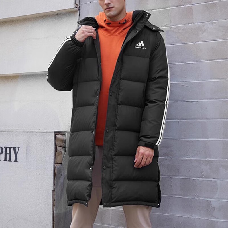 阿迪达斯中长款羽绒服男女冬