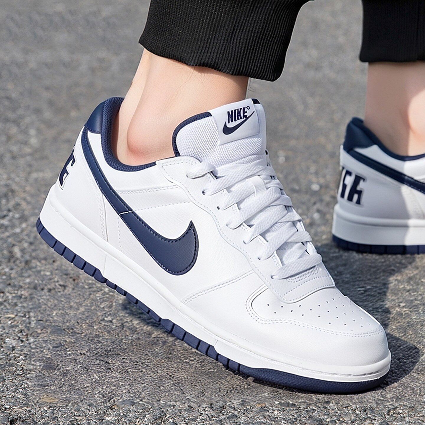 NIKE耐克男鞋2025冬季新款正品运动鞋皮面小白鞋休闲鞋透气男鞋子