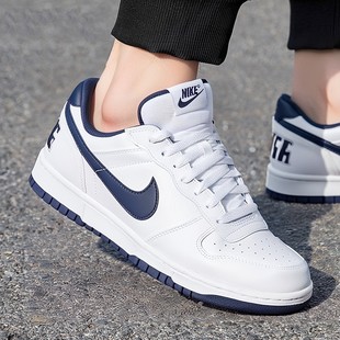 NIKE耐克男鞋2025冬季新款正品运动鞋皮面小白鞋休闲鞋透气男鞋子