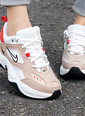NIKE耐克正品女鞋冬季新款M2K运动鞋厚底复古老爹鞋轻便跑步鞋女