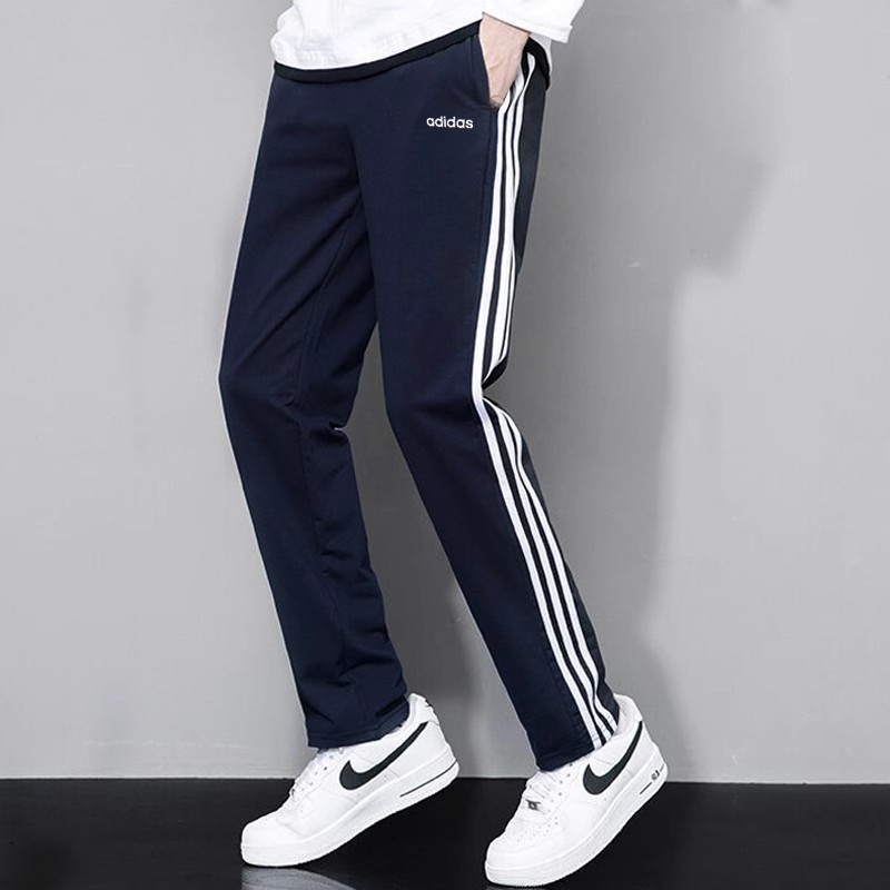 阿迪达斯三条纹透气运动裤男裤