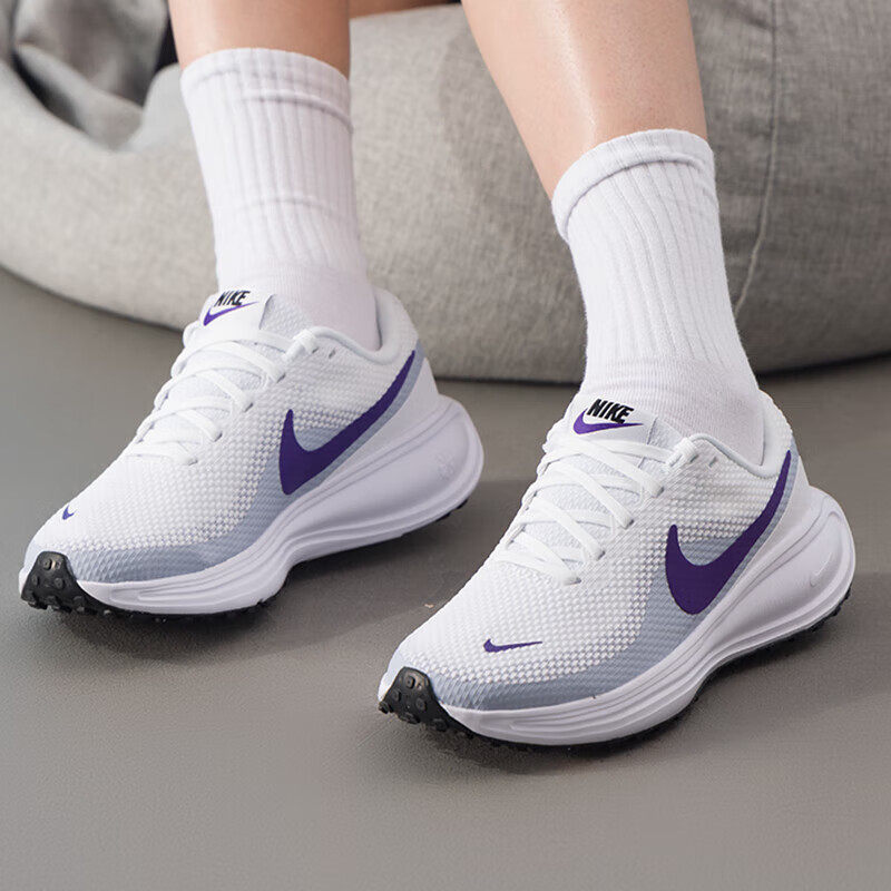 Nike耐克女鞋正品2025秋季新款缓震透气百搭白色运动鞋网面跑步鞋