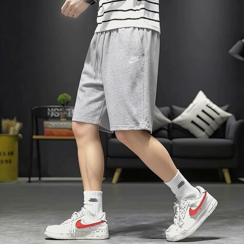 Nike耐克纯棉透气男士五分短裤