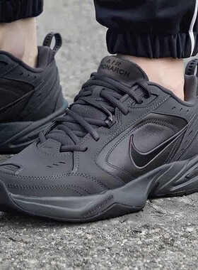 NIKE耐克跑步鞋男鞋春季新款AirMonarch M2K老爹鞋皮面休闲运动鞋