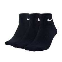 NIke耐克袜子男女秋冬季新款透气跑步训练休闲运动袜三双装中筒袜
