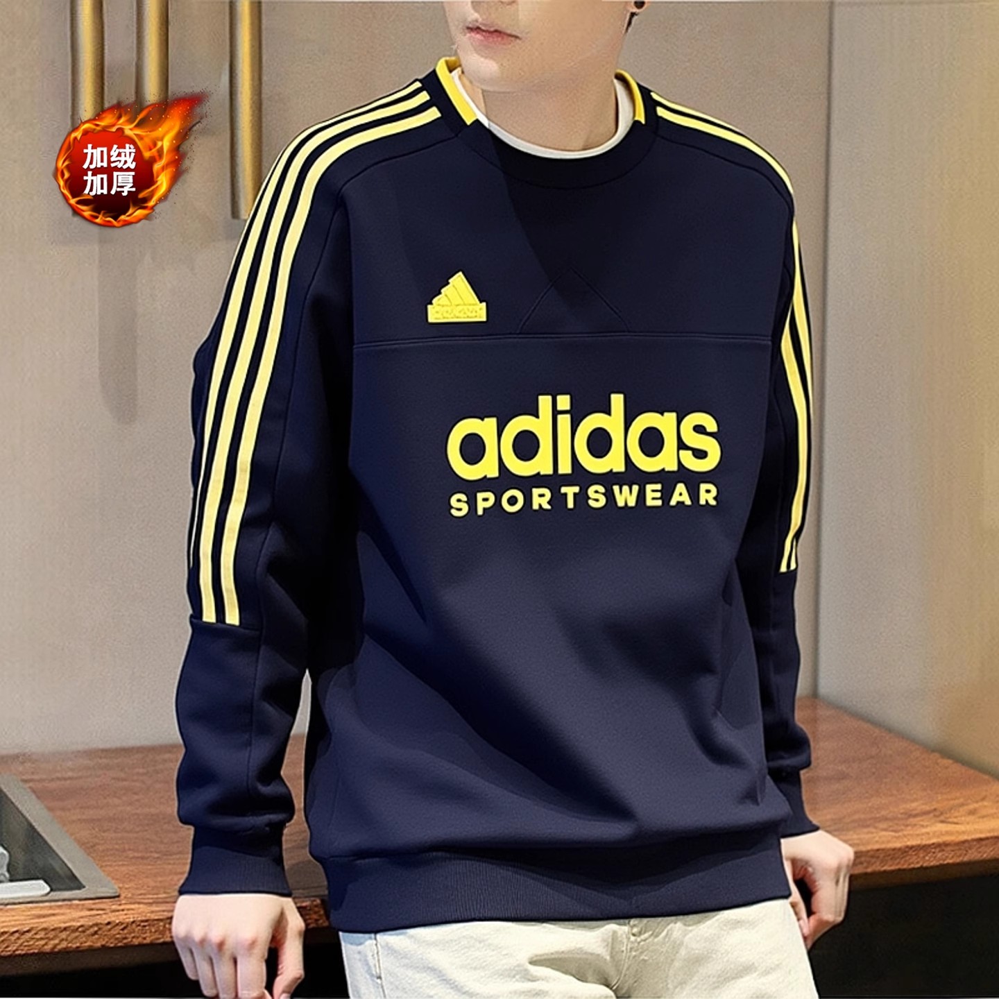 正品假一赔十卫衣男秋大码套头衫