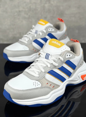 阿迪达斯男女鞋休闲鞋冬季新款STRUTTER撞色减震运动鞋轻便跑步鞋