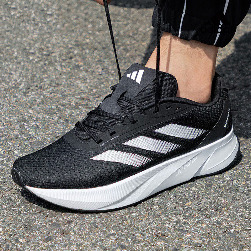 阿迪达斯男鞋2026春季新款运动休闲鞋减震网面透气轻便跑步鞋子男