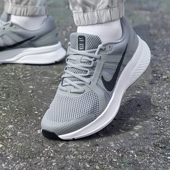 冬季 2休闲鞋 运动鞋 NIKE耐克灰色男鞋 RUN SWIFT 网面透气跑步鞋 子