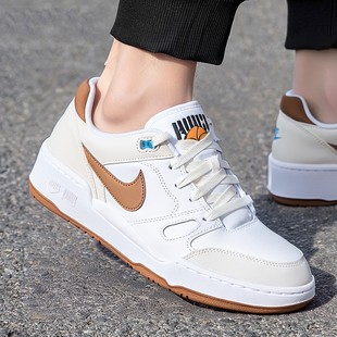 NIKE耐克正品小白鞋男鞋冬新款皮面运动鞋时尚潮流透气板鞋休闲鞋