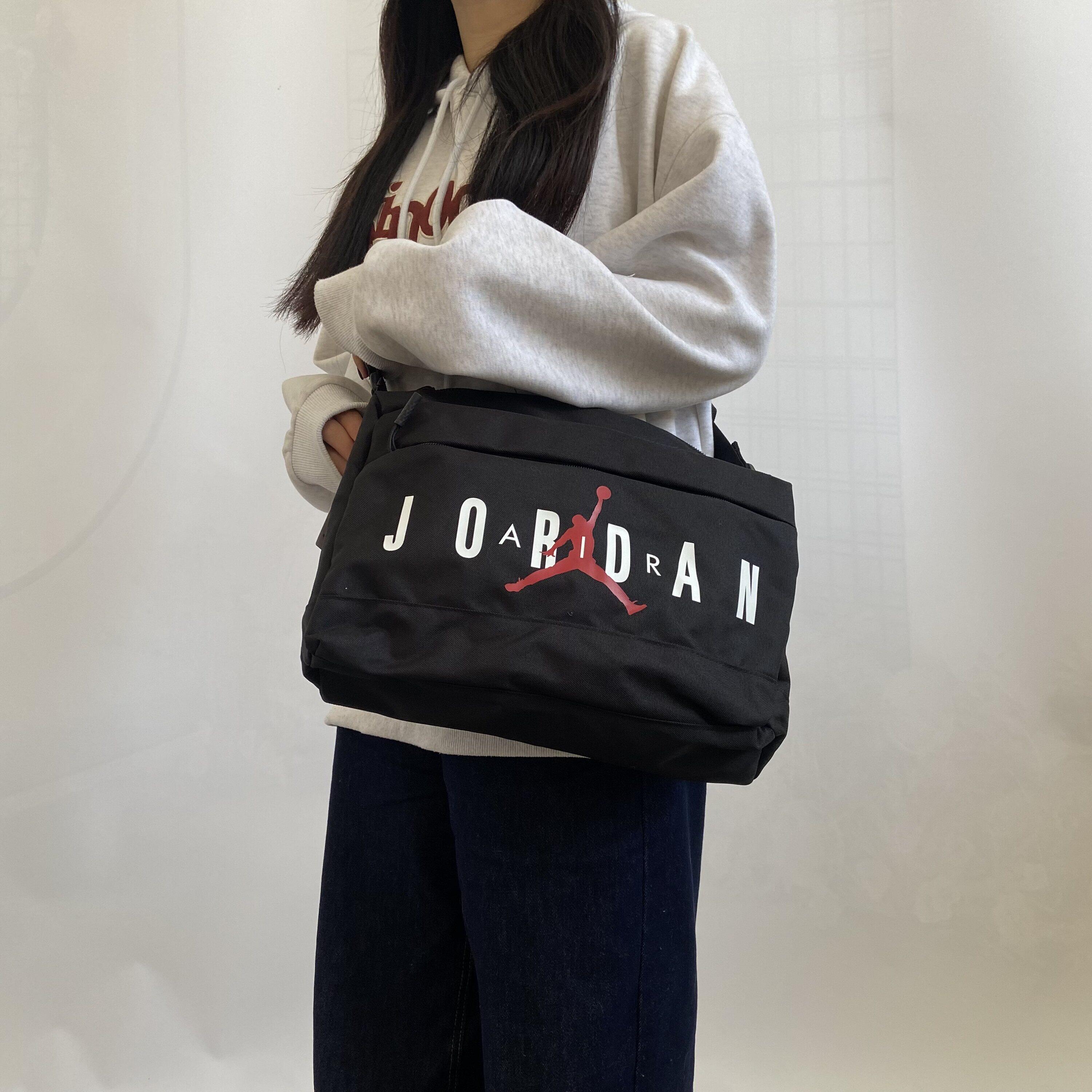 耐克Jordan篮球运动包新款AJ斜挎包大容量单肩包骑行腰包男女胸包