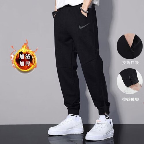 耐克加绒保暖运动休闲裤假一罚十